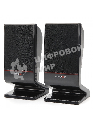 Акустическая система CROWN CMS-601 (USB, 6W; управление громкостью, разъем для наушников, кнопка включения, Длина кабеля между колонками 1м;Длина аудио-кабеля и питания 2м.)