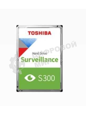 Жесткий диск Toshiba HDD SATA3 4Tb Surveillance S300 (SMR) 5400 256Mb (analog HDWT740UZSVA)
