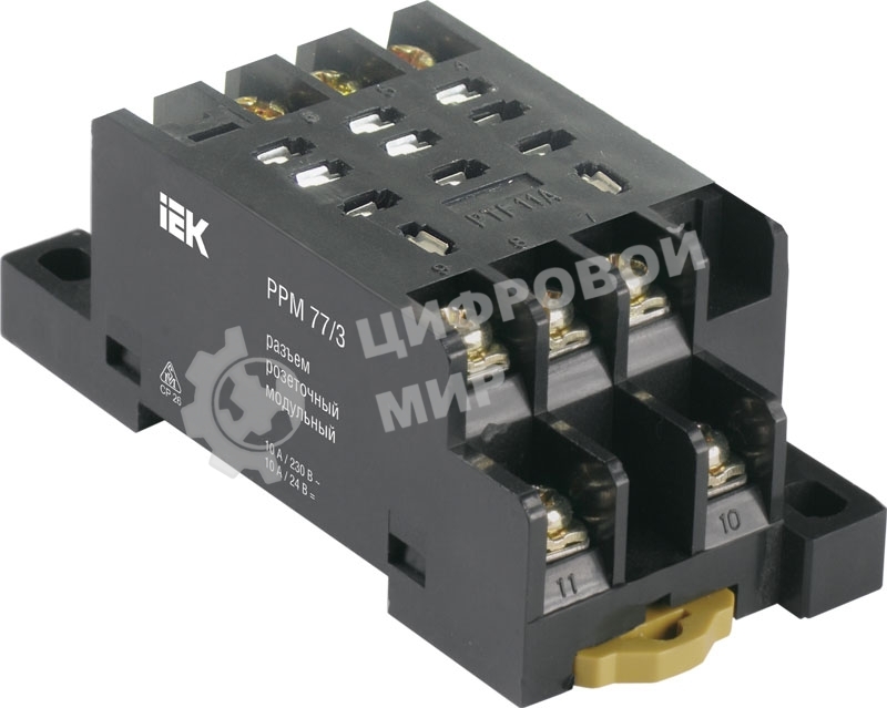 Разъем РРМ 77/4 ИЭК RRP10D-RRM-4