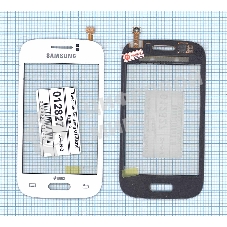 Сенсорное стекло (тачскрин) для Samsung Galaxy Young GT-S6310 GT-S6312, белое