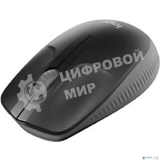 Мышь беспроводная Logitech M190 черный, 1000 dpi, радиоканал, USB, кнопки - 3