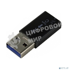 Сетевое зарядное устройство KS-is KS-379 USB Type C Female в USB 3.0 черный