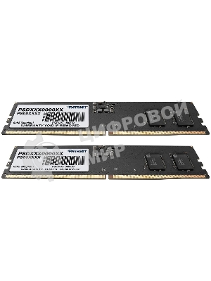 Оперативная память Patriot Signature, DDR5, 32GB (2x16 GB), 4800 MHz, CL40, DIMM