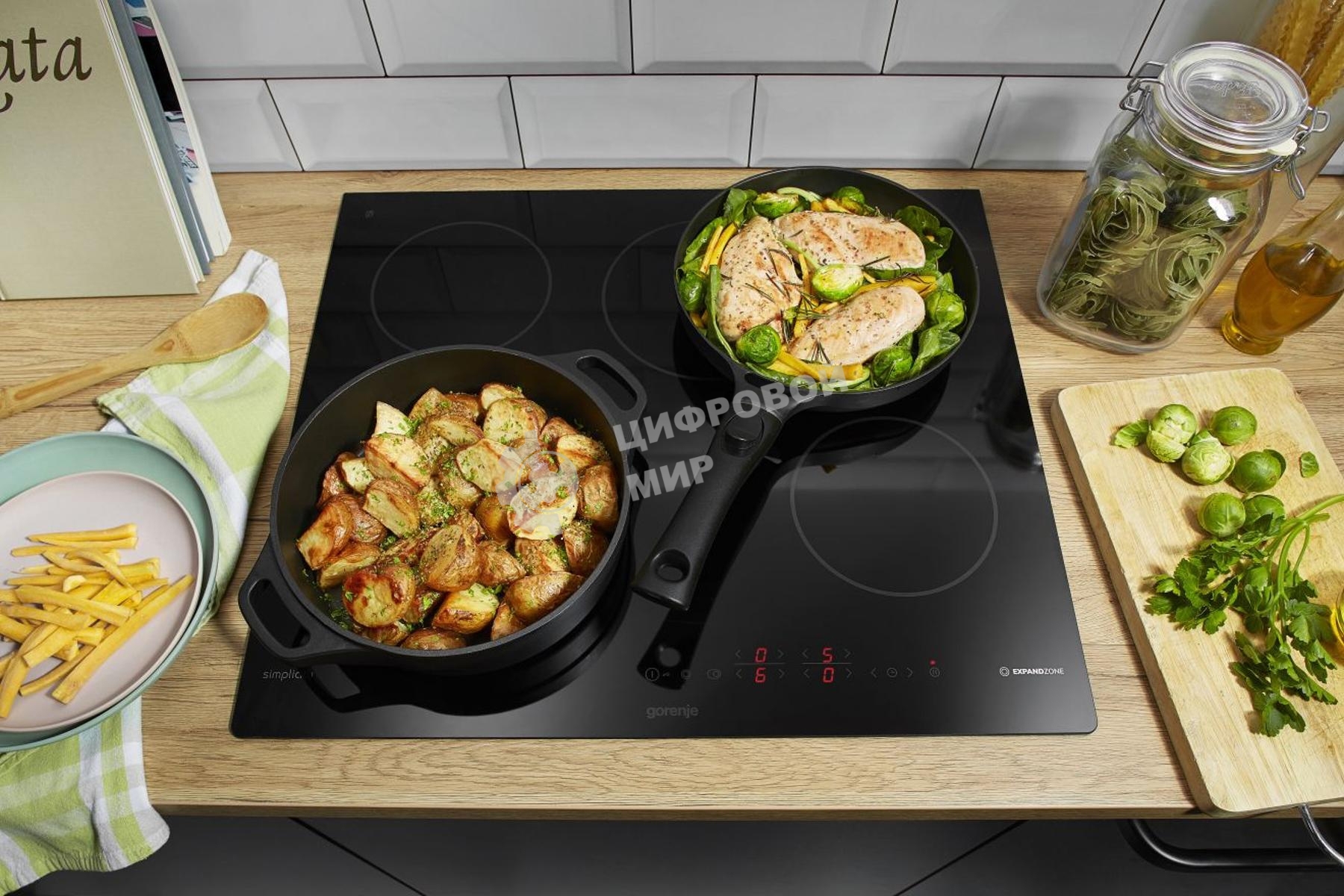 Индукционная варочная панель Gorenje ECT643SYB