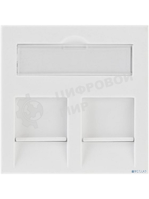 Вставка Rexant Mosaic 45x45, на 2 порта со шторкой