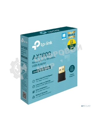 вухдиапазонный беспроводной нано-USB-адаптер Wi-Fi TP-Link Archer TX20U Nano