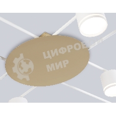 Потолочный светильник Ambrella light FL51759/8 WH/GD белый/золото GX53/8 max 12W 870*870*95
