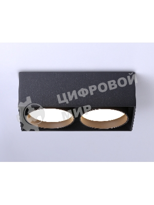 Светильник накладной TN70875/2 BK черный GX53/2 max 12W 185*92*62