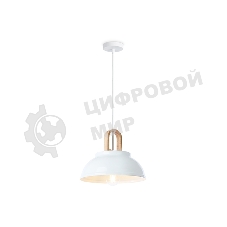 Светильник Ambrella light TR8190 WH/LW белый/светлое дерево E27 max 40W D290*900