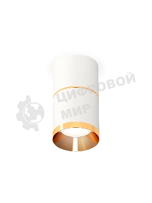 Светильник Ambrella Light XS7401201 SWH/PYG белый песок/золото желтое полированное MR16 GU5.3 (C7401, A2072, C7401, N7034)
