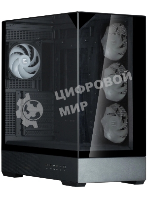 Компьютерный корпус ZALMAN P40 Prism Plus, ATX, черный, WINDOW, 3xCombo (3.5'' or 2.5