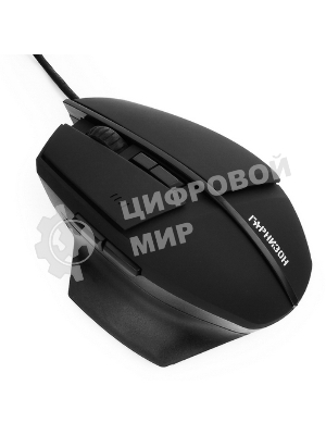 Мышь проводная Гарнизон GM-740G черный, 3200 dpi, USB, кнопки - 7