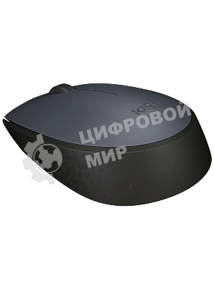 Мышь беспроводная Logitech M170 черный/темно-серый, 1000 dpi, радиоканал, USB, кнопки - 3