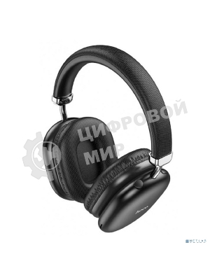 Беспроводные/проводные наушники Hoco W35 Max черный, полноразмерные, Bluetooth + проводной, до 90 ч.