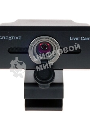 Веб-камера Creative Live! Cam Sync 1080p V2 1920x1080, 30 кадр/с, USB Type-A, микрофон, шторка приватности, универсальное крепление