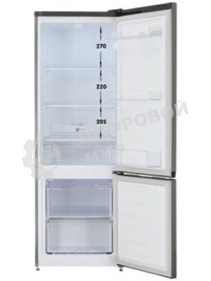 Холодильник Beko B1RCSK251G серый двухкамерный 175/65 л морозилка снизу, капельная система