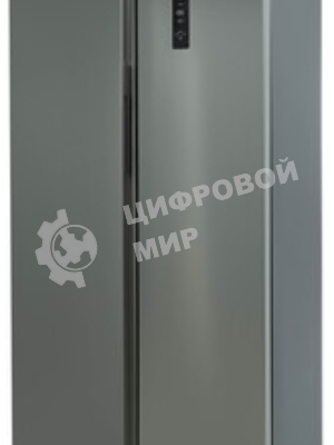 Холодильник Бирюса SBS 400 I нержавеющая сталь двухкамерный 232/168 л морозилка слева, No Frost, Side-by-side