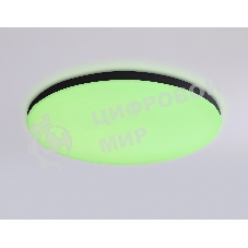 Умный светодиодный светильник FZ2004 BK черный IP54 20W 3000K-6500K+RGB Wi-Fi Алиса/Tuya/Smart Home/Alexa D300*55 (ПДУ ИК)