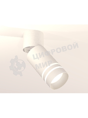 Комплект накладного поворотного светильника Ambrella light XM6312086 SWH/WH/FR белый песок/белый/белый матовый MR16 GU5.3 (A2220, C6312, N6235)