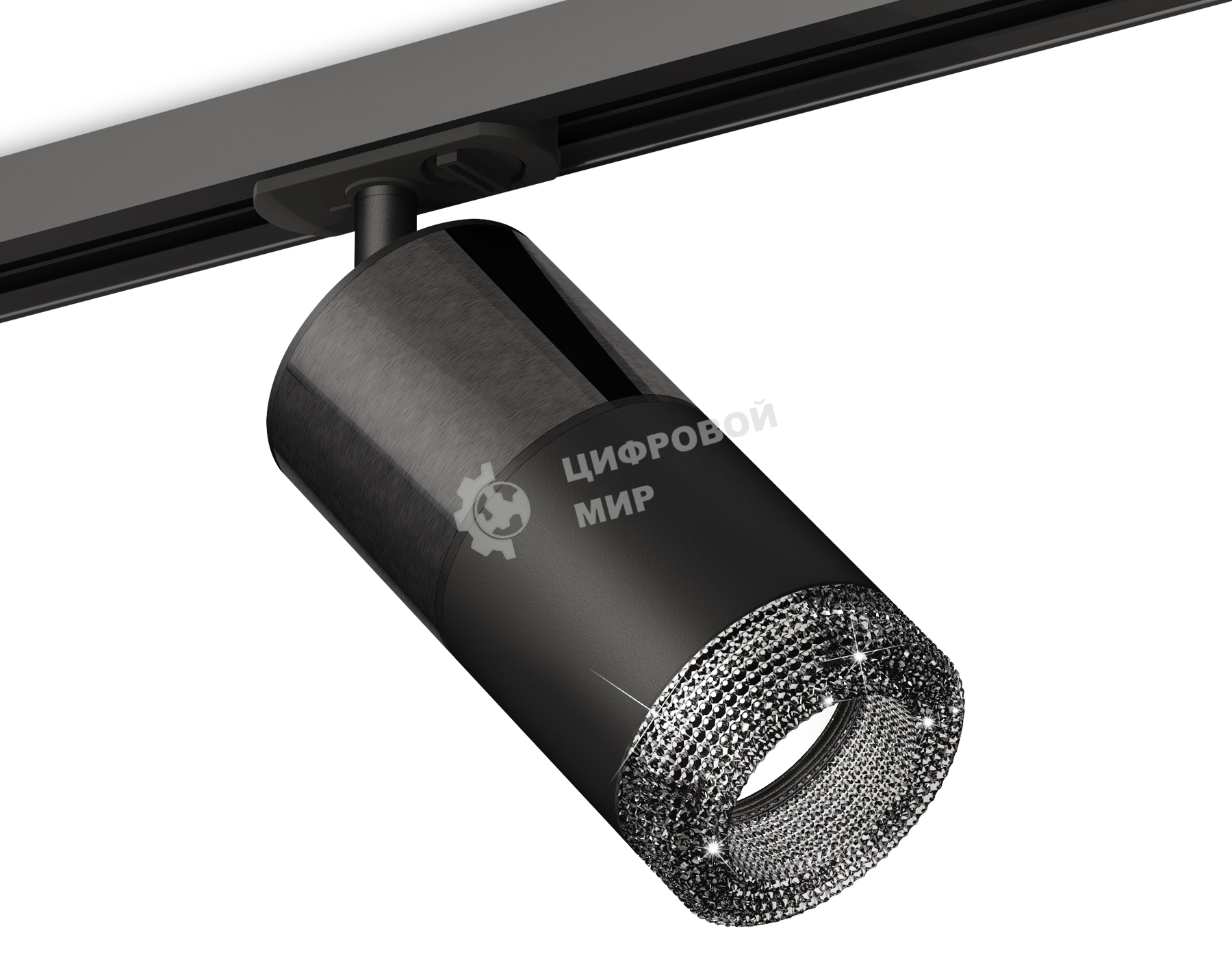 Светильник Ambrella light XT7402051 SBK/DCH/BK черный песок/черный хром/тонированный MR16 GU5.3