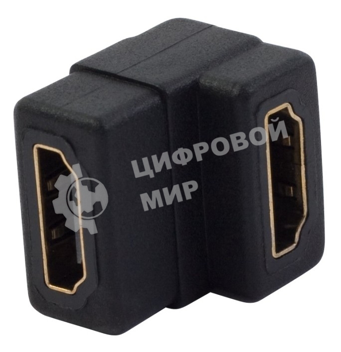 Адаптер аудио-видео HDMI (f)/HDMI (f) черный