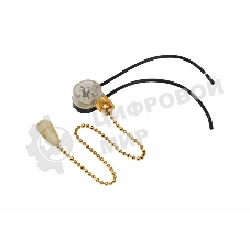 Выключатель Rexant для настенного светильника c проводом и деревянным наконечником 