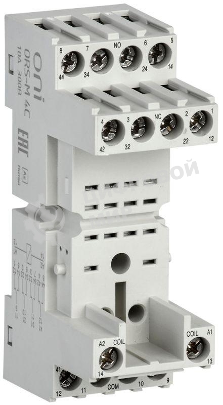 Розетка ORS-M для реле ORM 4C ONI ORS-M-1-4-G