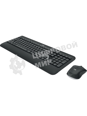 Комплект клавиатура+мышь беспроводной LOGITECH MK540 Advanced black (USB, 1000dpi) (920-008686)