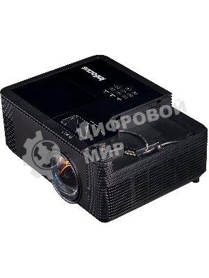 Проектор INFOCUS IN136ST DLP, 4000 ANSI Lm,WXGA (1280x800), 28500:1, 0.521:1, 3.5мм in,Composite video, VGA, HDMI 1.4a x3 (поддержка 3D), USB-A (для SimpleShare и др.), лампа 15000ч.(ECO mode),3.5мм out, Monitor out(VGA),RS232,RJ45,21дБ, 4,5 кг.
