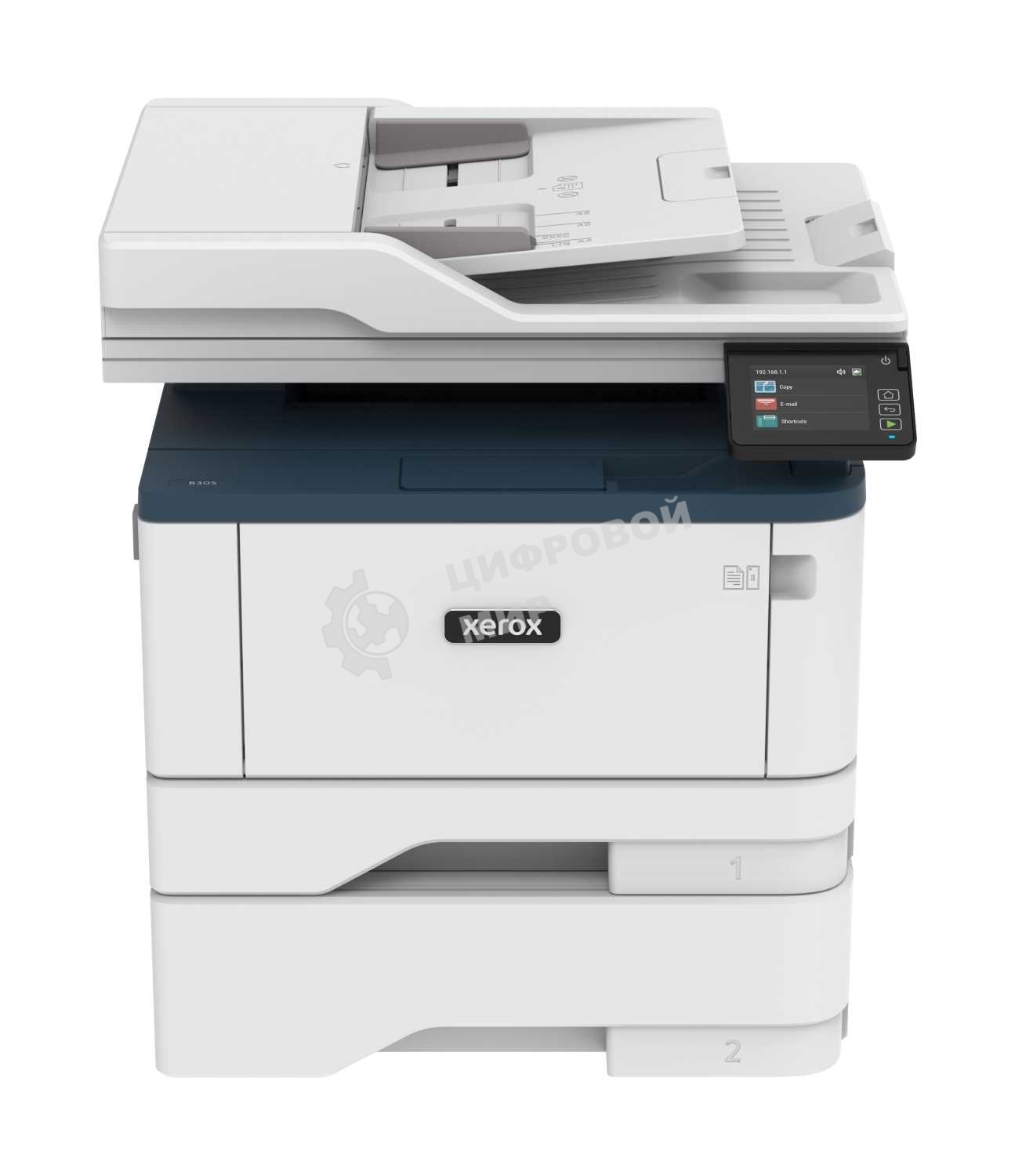 МФУ лазерное Xerox B305 (B305V_DNI), A4, ч/б, печ. до 38 стр/мин., скан. до 46 стр/мин. (ч/б) 20 стр/мин. (цвет), 600x600dpi, USB, RJ-45, Wi-Fi
