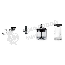 Погружной блендер Bosch MS61B6170 ErgoMixx, 1000Вт