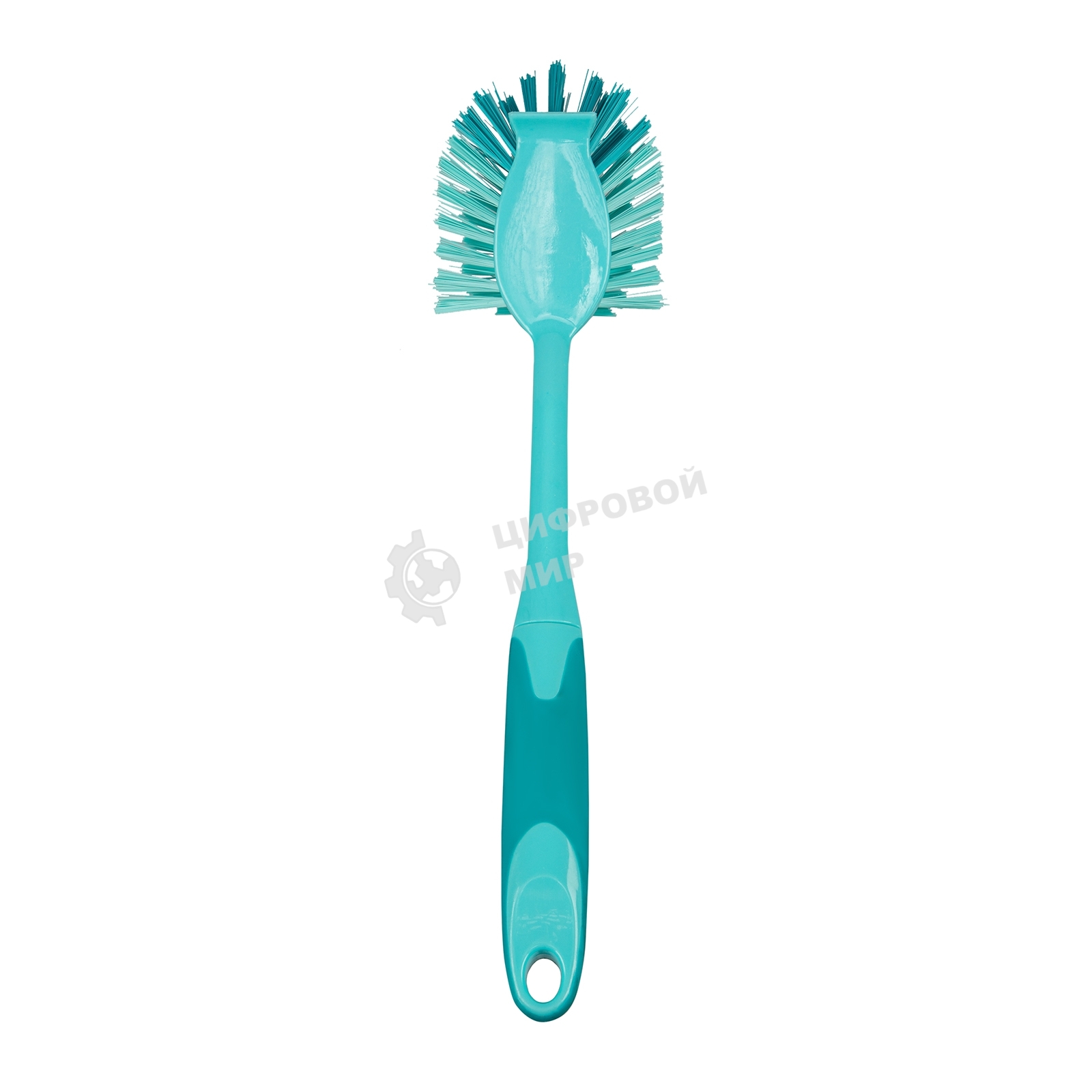 Щетка для посуды квадратная 68х37х275 мм, двухкомпонентная рукоятка Elfe