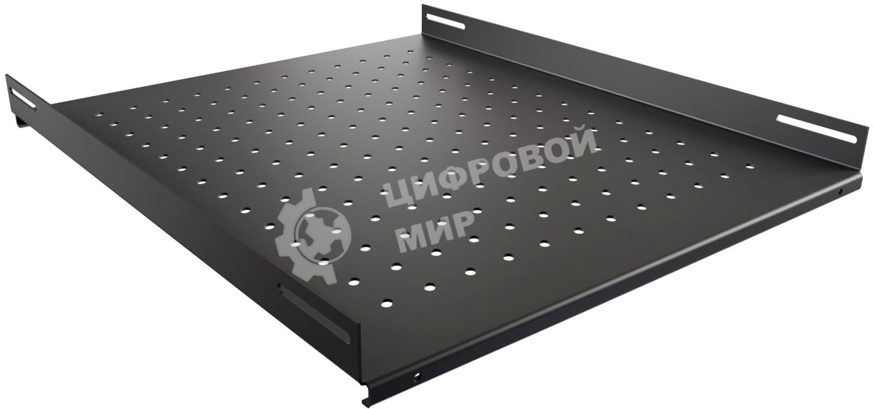 Полка стационарная NTSS NTSS-FS-H-600-BL 1U нагр.:100кг. 19