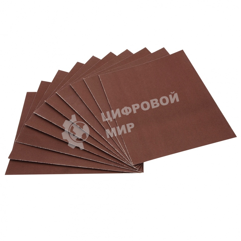 Шлифлист Matrix на тканевой основе, P 120, 230 х 280 мм, 10 шт., водостойкий