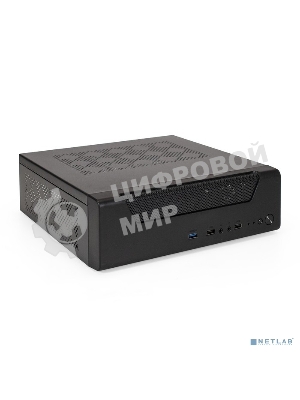 Компьютерный корпус Desktop ExeGate FL-102-TPS350 (mini-ITX, БП TPS350 с вент. 8см, 2*USB + 1*USB 3.0, аудио, черный)