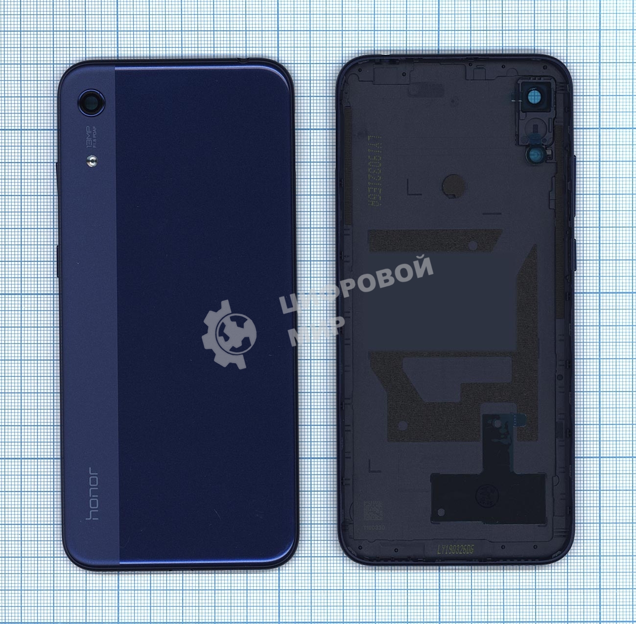 Задняя крышка для Huawei Honor 8A синий