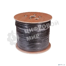 Кабель витая пара Rexant U/UTP, cat.5e, PE, 10PR, 24AWG, OUTDOOR, SOLID, черный, 305м