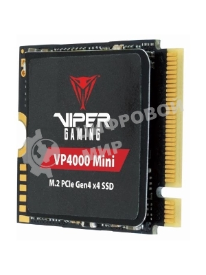 Накопитель SSD Patriot VP4000 Mini, 1Tb, PCIe 4.0 x4, M.2 2230, NVMe, R/W 5000/3500, с радиатором