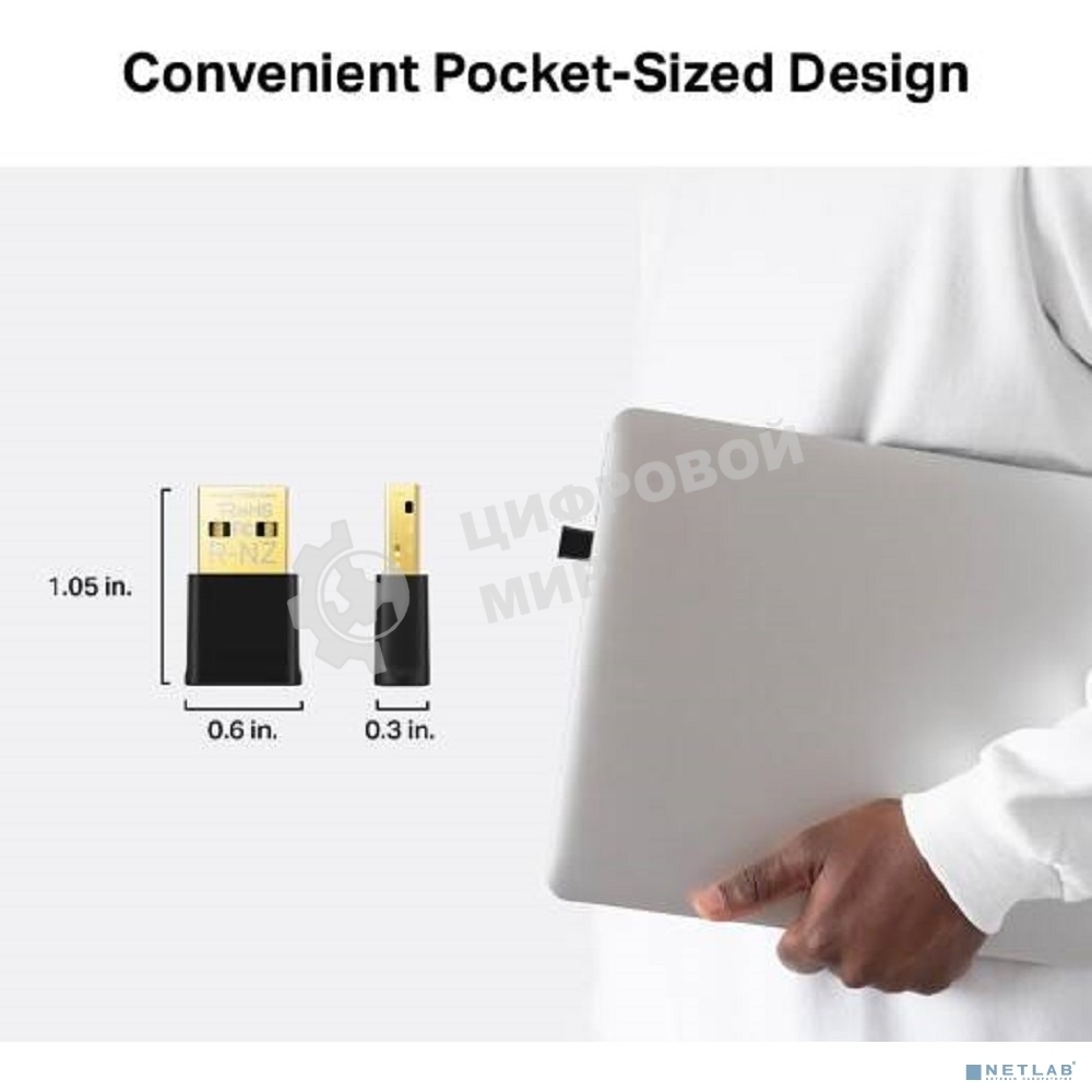 вухдиапазонный беспроводной нано-USB-адаптер Wi-Fi TP-Link Archer TX20U Nano