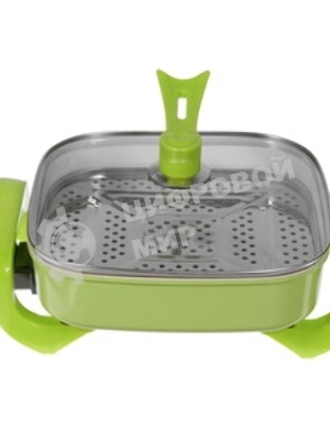 Электросковорода Sakura SA-7716R Master Chef 1800-2000Вт 32х9см кругл красн