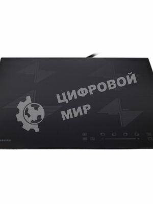 Индукционная варочная панель Kuppersberg ICS 604/ширина 60 см, 2 зоны 1,5 кВт(BOOSTER 2 кВт), 2 зоны 2 кВт(BOOSTER 3 кВт),электронное сенсорное управление + слайдер, 5 цифровых дисплев, 9 уровней мощности,автоматическое отключение,автоматика закипания,защита от детей/блокировка панели управления,индикаторы остаточного тепла, Таймер, Stop & Go, цвет черный/прямой край