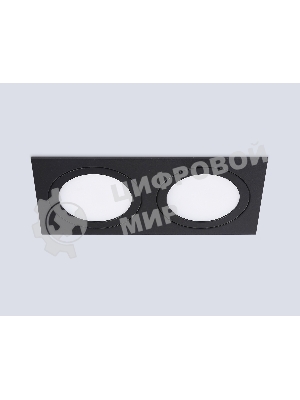 Светильник Ambrella light TN51827/2 BK черный GX53/2 max 15W 215*110*39