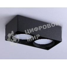 Светильник накладной TN70875/2 BK черный GX53/2 max 12W 185*92*62