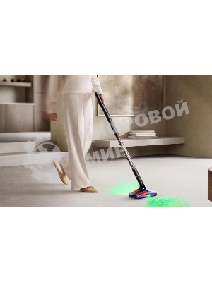 Пылесос вертикальный Dyson Pencil Vac Fluffycones черный, питание от аккумулятора, 55 Вт, уборка сухая, пылесборник 0.08 л