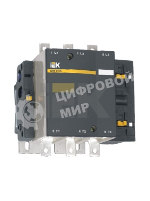 Контактор КТИ-5115 115А 400В/АС3 IEK KKT50-115-400-10