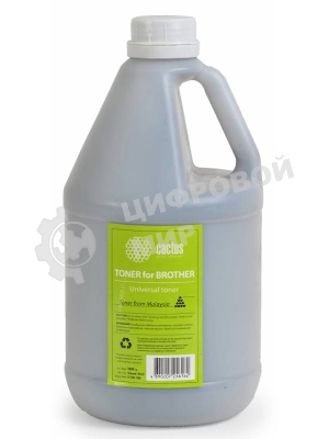 Тонер Cactus CS-TbR-1000 черный (флакон 1000гр) Universal toner для Brother