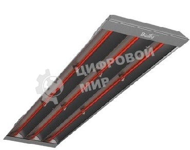 Обогреватель инфракрасный Ballu BIH-T-3.0 серый, 3000 Вт, 30 м2