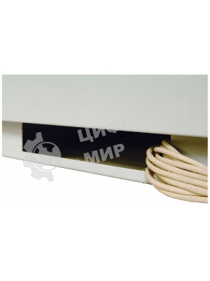 Шкаф коммутационный ЦМО ШТК-М-42.6.10-3ААА 42U 600x1020 мм пер. дв. металл задн. дв. стал. лист 2 бок. пан. направл. под закл. гайки 550 кг серый