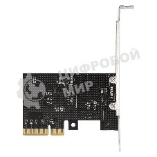 Контроллер ExeGate EXE-321 EX293839RUS (PCI-E x4 v3.0, 20Gbps (USB3.2 GEN2x2) Type-C ext., ASMedia Chipset ASM3242)