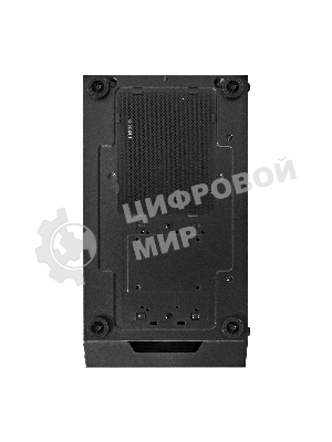 Компьютерный корпус Miditower ExeGate EVO-5001A (ATX, без БП, 2хUSB+1хUSB 3.0+HD Audio, черный, 3 вент.12см с RGb подсветкой, боковая панель - закаленное стекло)
